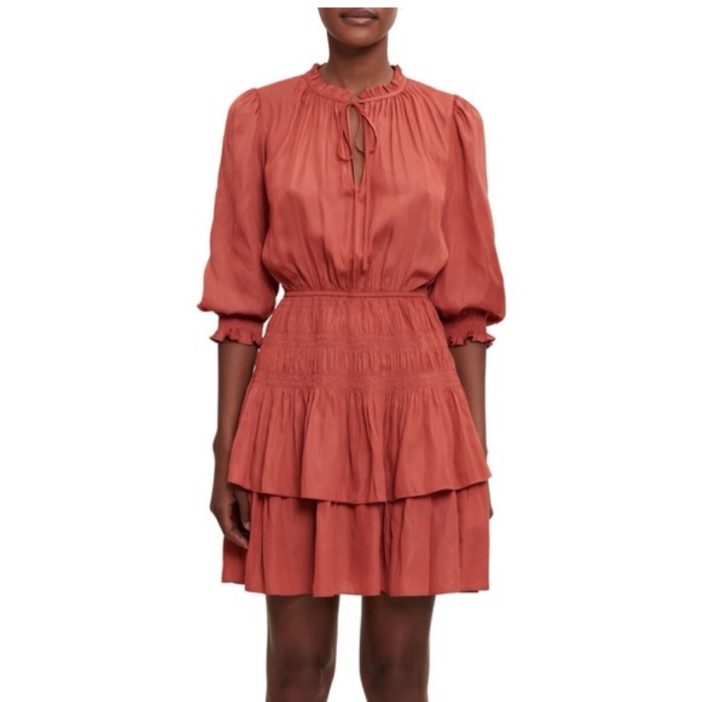 Elegant Rust Dress